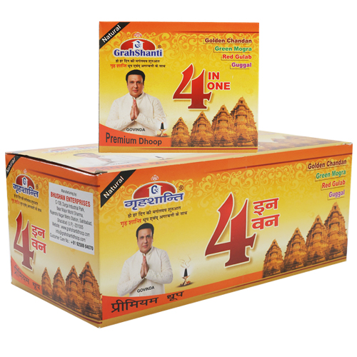 Grahshanti 4 in One Multi Fragrance Natural Dhoop.