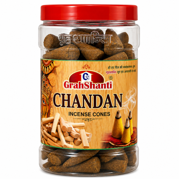 Grahshanti Chandan Dhoop Cones Jar