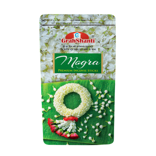 Grahshanti Mogra Incense Sticks Zipper (Pack of 7)