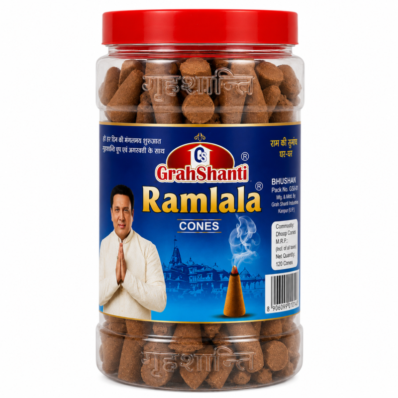 Grahshanti Ramlala Dry Dhoop Cone (400 gms)