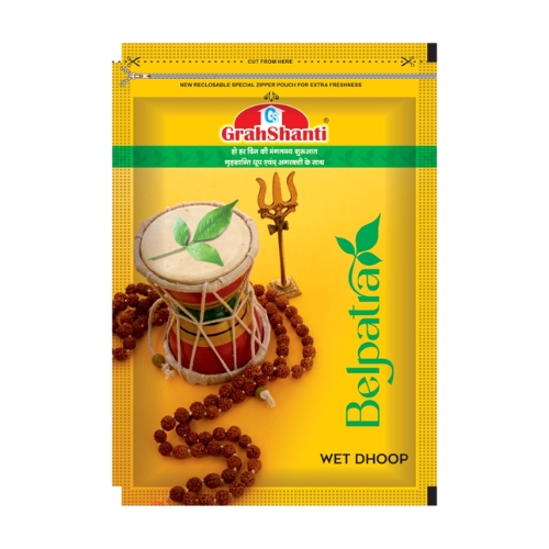 Grahshanti Belpatra Dhoop Zipper Pouch (Pack of 8)