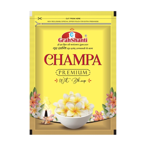 Grahshanti Champa Dhoop Zipper Pouch (Pack of 8)