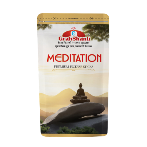 Grahshanti Meditation Premium Incense Sticks Zipper (Pack of 7)
